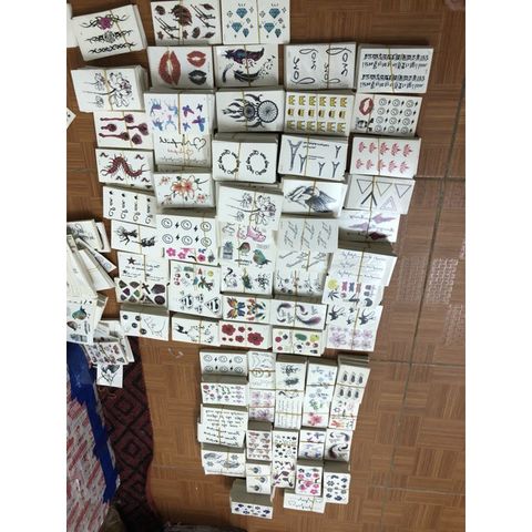 Combo 50 Hình Xăm Dán Mini Chất Lượng Cao - Phụ Kiện Thời Trang Độc Đáo, Quà Tặng Thú Vị