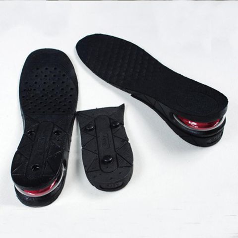 Đế lót giày tăng chiều cao màu đen (1 đôi) tự cắt 3cm-5cm-7cm - Phụ kiện thời trang tiện lợi cho bạn cao thêm tự tin hơn