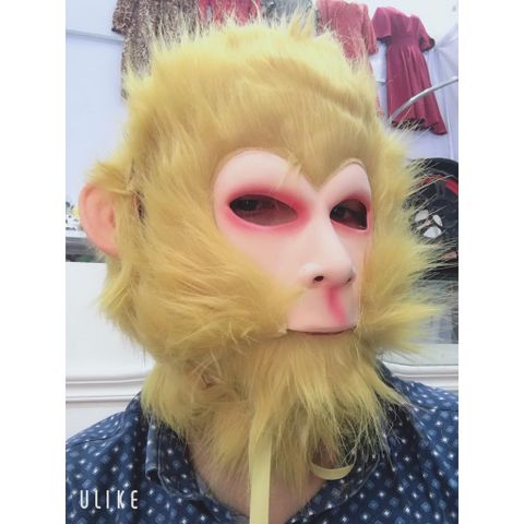 Mặt Nạ Hóa Trang Tôn Ngộ Không Có Lông Cao Cấp - Phụ Kiện Thời Trang Nổi Bật Cho Các Buổi Tiệc và Sự Kiện Văn Hóa