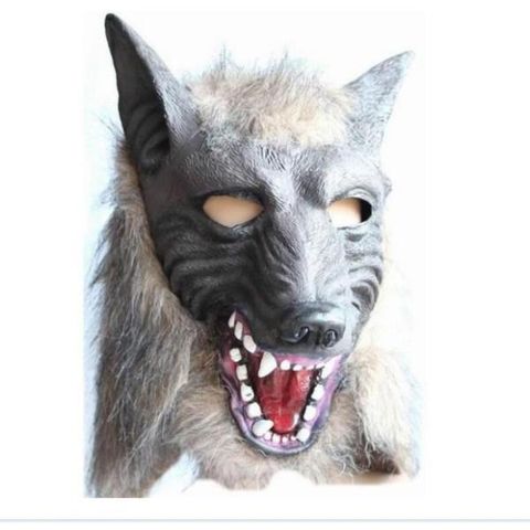 Mặt Nạ Hóa Trang Halloween Hình Chó Sói Vui Nhộn PVC - Phụ Kiện Thời Trang Độc Đáo Cho Bữa Tiệc Halloween