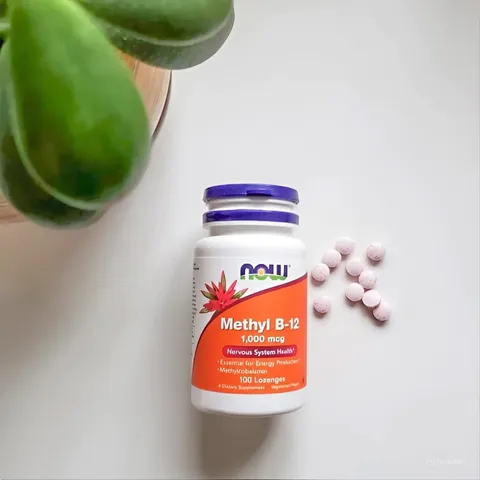NOW Foods Methyl B-12 1000 mcg – Viên Ngậm Dưới Lưỡi Hỗ Trợ Thần Kinh & Tạo Máu 592672