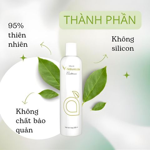 Dầu Xả V-Naturecare 300ml - Dưỡng Tóc Mềm Mượt, Cấp Ẩm Tự Nhiên An Toàn Cho Mọi Loại Tóc, Không Chứa Paraben và Silicon