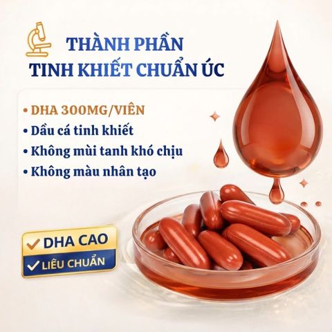 Viên Nhai Bổ Sung DHA Cho Trẻ Em Nature’s Way Kids Smart Bursts 300mg Triple Strength - Hương Vị Trái Cây, Dinh Dưỡng Hằng Ngày