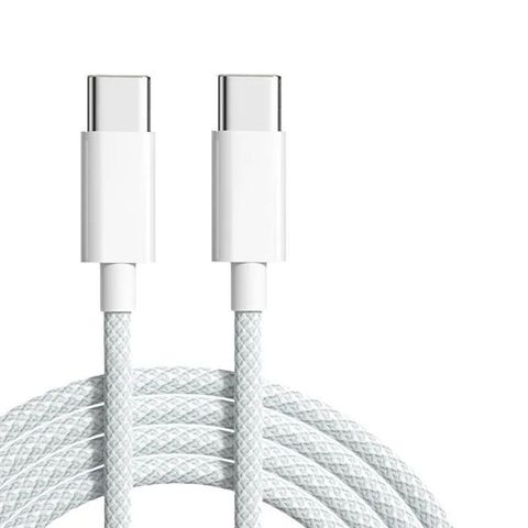 Cáp Sạc Nhanh PD 60W Type-C cho iPhone 15-17 - Dây Bện Chống Rối, Bền Bỉ, Hỗ Trợ PD 3.0, Tặng Que Chọt Sim Tiện Dụng