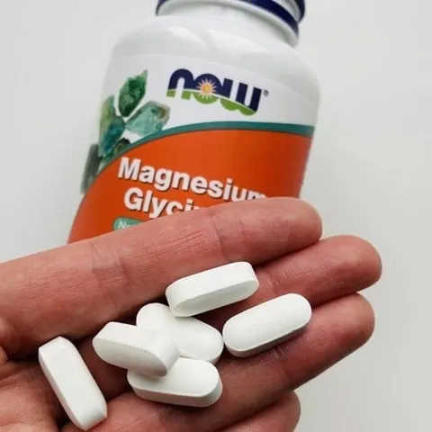 Viên Uống NOW Magnesium Glycinate 200 mg - Hỗ Trợ Thư Giãn, Giấc Ngủ Sâu, Sức Khỏe Tim Mạch - 180 Viên Bổ Sung Magie Dễ Hấp Thu