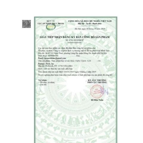 Viên uống Alpha Lipoic Acid Puritan’s Pride - Hỗ trợ trẻ hóa, làm sáng da, giảm nám, giúp trí nhớ,
