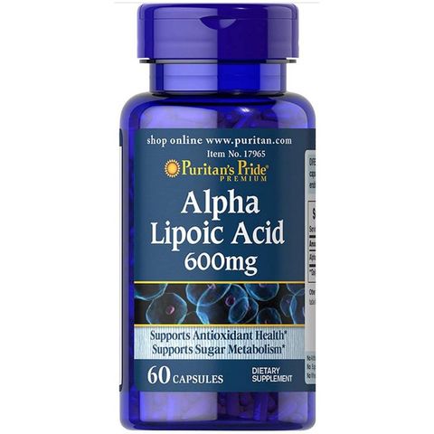Viên uống Alpha Lipoic Acid Puritan’s Pride - Hỗ trợ trẻ hóa, làm sáng da, giảm nám, giúp trí nhớ,