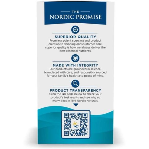 Nordic Naturals Omega-3 Dầu Cá Thanh Lọc - Hỗ Trợ Tim Mạch, Não Bộ & Thị Lực - Viên Nang Dễ Uống Chất Lượng Cao