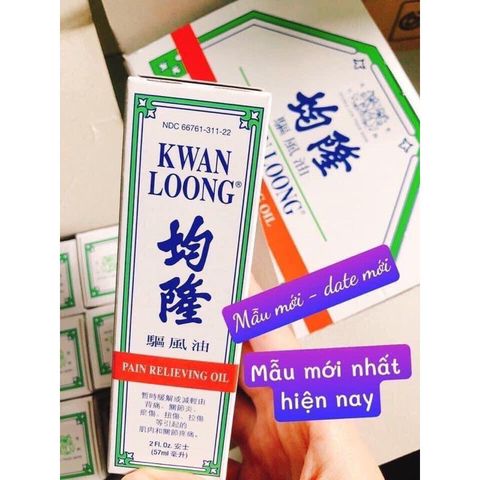 Dầu xoa bóp Kwan Loong 57ml - Giảm đau nhức cơ bắp, khớp và viêm khớp, hàng nhập khẩu từ Mỹ