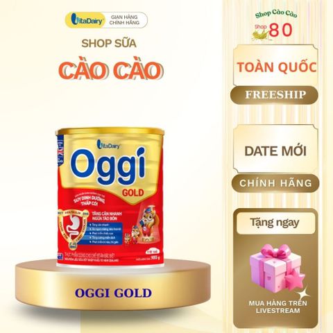 Sữa Bột Oggi Gold 900g - Dinh Dưỡng Tăng Cân Nhanh Cho Trẻ Suy Dinh Dưỡng - Hỗ Trợ Phát Triển Chiều Cao, Trí Não Khỏe Mạnh