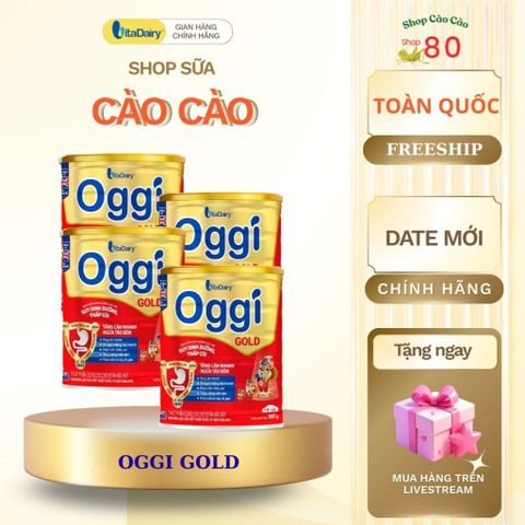Sữa Bột Oggi Gold 900g - Dinh Dưỡng Tăng Cân Nhanh Cho Trẻ Suy Dinh Dưỡng - Hỗ Trợ Phát Triển Chiều Cao, Trí Não Khỏe Mạnh
