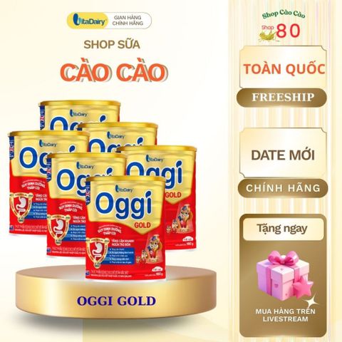 Sữa Bột Oggi Gold 900g - Dinh Dưỡng Tăng Cân Nhanh Cho Trẻ Suy Dinh Dưỡng - Hỗ Trợ Phát Triển Chiều Cao, Trí Não Khỏe Mạnh