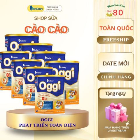 Oggi Dinh Dưỡng Phát Triển Toàn Diện 800g - Sữa Non, Tăng Cường Đề Kháng, Phát Triển Não Bộ và Chiều Cao Cho Bé