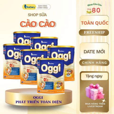 Oggi Dinh Dưỡng Phát Triển Toàn Diện 800g - Sữa Non, Tăng Cường Đề Kháng, Phát Triển Não Bộ và Chiều Cao Cho Bé