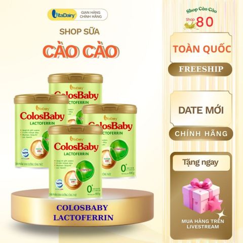 Colosbaby Lactoferrin Sữa Công Thức Tăng Cường Miễn Dịch Cho Trẻ Sinh Mổ, Dinh Dưỡng Cao Cấp, Chính Hãng VitaDairy