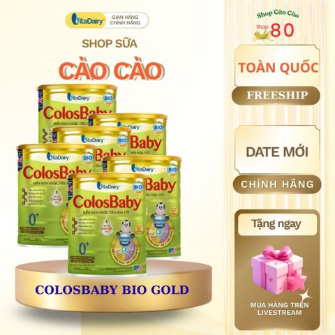 Sữa Công Thức Hỗ Trợ Tiêu Hóa ColosBaby Bio L800g - Dinh Dưỡng Tăng Cường Miễn Dịch và Phát Triển Trí Não Cho Bé 0-12 Tháng