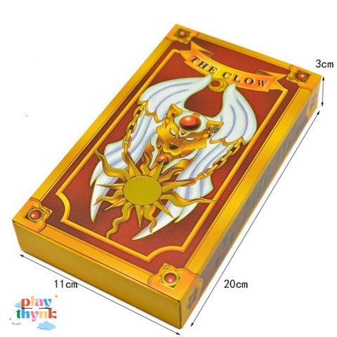 Bộ Bài The Clow Sakura Size Gốc - 52 Lá Bài Chất Liệu Giấy Cứng Thiết Kế Sắc Nét, Màu Sắc Tươi Sáng, Dành Cho Người Mới Bắt Đầu