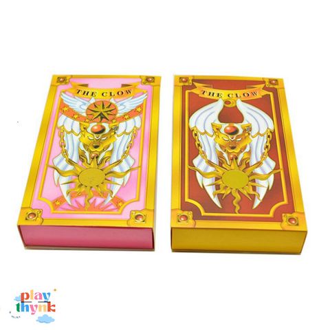 Bộ Bài The Clow Sakura Size Gốc - 52 Lá Bài Chất Liệu Giấy Cứng Thiết Kế Sắc Nét, Màu Sắc Tươi Sáng, Dành Cho Người Mới Bắt Đầu