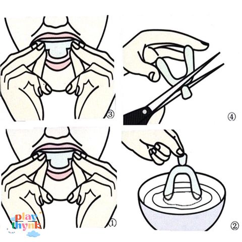 Khay Làm Trắng Răng Silicone Cực Mềm 4 Miếng - Bảo Vệ Răng Khi Ngủ, Phòng Ngừa Mài Răng, Chăm Sóc Răng Miệng Tại Nhà
