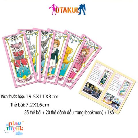 Bộ Bài Tarot Sakura Clear Card - Kỷ Niệm Anime 