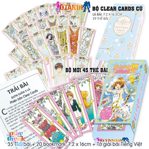 Bộ Bài Tarot Sakura Clear Card - Kỷ Niệm Anime 