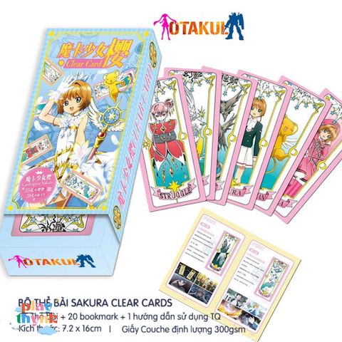 Bộ Bài Tarot Sakura Clear Card - Kỷ Niệm Anime 
