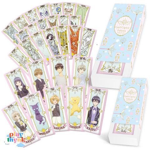 Bài Tarot Clow Cardcaptor Sakura KINOMOTO SAKURA - Bộ Thẻ Pháp Thuật Anime Chibi Dành Cho Fan và Quà Tặng Độc Đáo