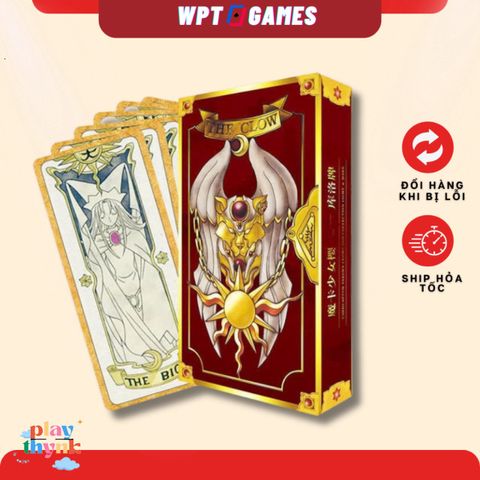 Bộ Bài Tarot Clow Và Sakura Classic - 56 Lá Bài Nghệ Thuật Manga Anime, Kích Thước 7.2x16cm, Quà Tặng Độc Đáo
