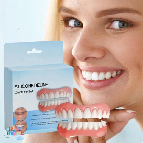 Bộ Lót Răng Giả Silicon Reliner - Cảm Giác Tự Nhiên và Thoải Mái, Dễ Dàng Sử Dụng, Nâng Cao Sự Tự Tin Cho Nụ Cười