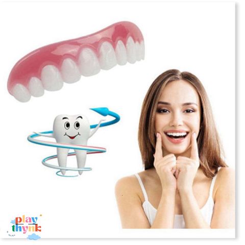 Miếng Dán Hàm Răng Giả Silicone King's Garden - Bộ 2 Cái Dễ Vệ Sinh, Chất Liệu Nhựa PP, Hỗ Trợ Chăm Sóc Cá Nhân