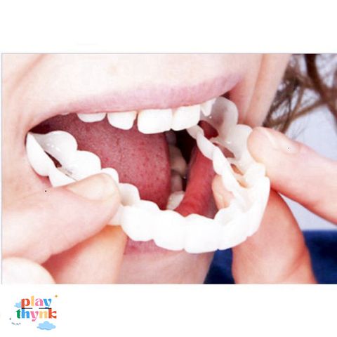 Răng Giả Silicon Tự Nhiên - Set 2 Hàm Răng Giả Mềm Mại, Đeo Thoải Mái, Giải Pháp Thẩm Mỹ Cho Nụ Cười Hoàn Hảo