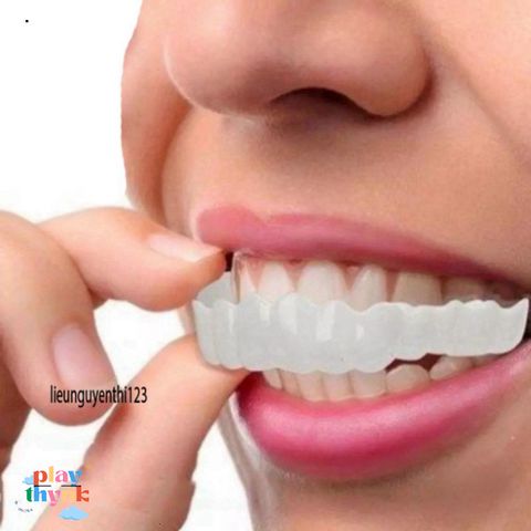 Hàm Răng Giả Silicone Trắng Sáng - Tạo Nụ Cười Duyên Dáng Cho Người Lớn - Phụ Kiện Chăm Sóc Cá Nhân Unisex