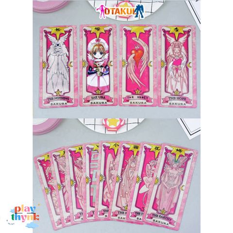 Bộ Bài Tarot Sakura và Clow Tiêu Chuẩn - 57 Lá, Màu Tươi, Phù Hợp Cho Người Mê Sưu Tập và Thú Vị Thế Giới Phép Thuật