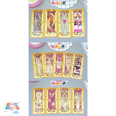 Bộ Bài Tarot Sakura và Clow Tiêu Chuẩn - 57 Lá, Màu Tươi, Phù Hợp Cho Người Mê Sưu Tập và Thú Vị Thế Giới Phép Thuật