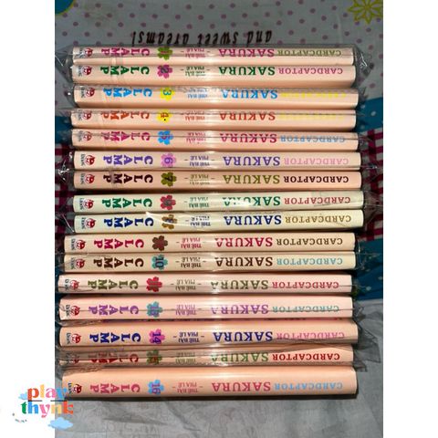 Vở Nguyên Tội Lớn Sakura Thẻ Bài Pha Lê Cứng Bộ 16 Quyển - Đồ Văn Phòng Phẩm Độc Đáo cho Fan Nguyên Tội Lớn