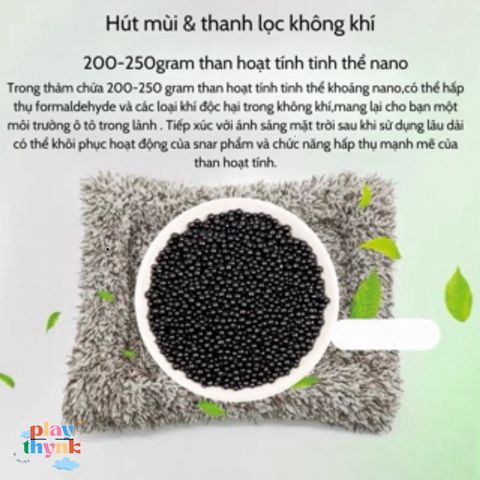 Thú Bông Than Hoạt Tính Khử Mùi Ô Tô - Gấu Trúc, Poodle, Huski, Cat - Phụ Kiện Trang Trí Và Khử Mùi Xe Hơi Chính Hãng