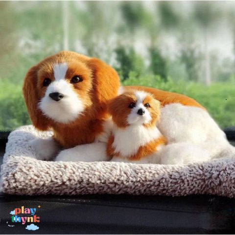 Gấu Bông Khử Mùi Than Hoạt Tính - Deco Trang Trí Ô Tô, Bàn Làm Việc Đáng Yêu Cho Bé - Mèo Chiều Cao 24x20cm
