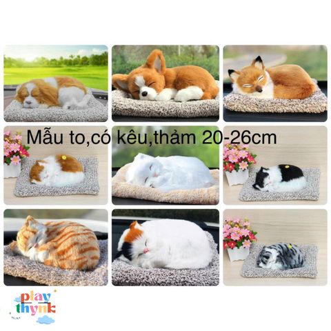 Gấu Bông Khử Mùi Than Hoạt Tính - Deco Trang Trí Ô Tô, Bàn Làm Việc Đáng Yêu Cho Bé - Mèo Chiều Cao 24x20cm