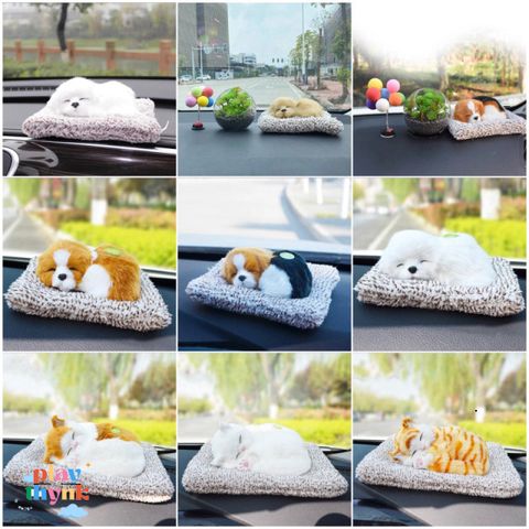 Thú Bông Ô Tô Mini Khử Mùi Than Hoạt Tính Dễ Thương - Phụ Kiện Trang Trí Xe Hơi Trong Sạch, Lành Mạnh Cho Gia Đình