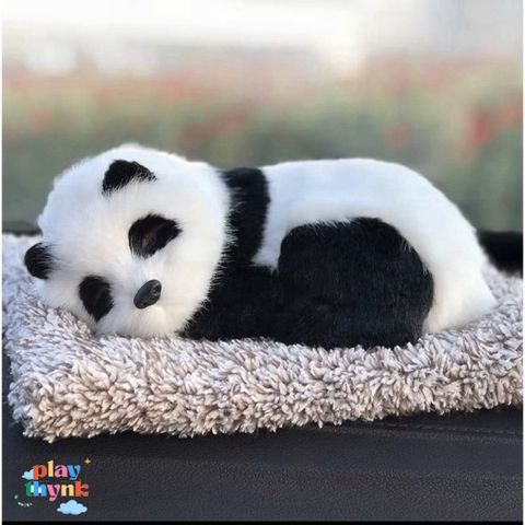 Thú Bông Khử Mùi Ô Tô Chân Thành - Trang Trí Taplo Gấu Trúc, Poodle, Huski - Phụ Kiện Ô Tô Chính Hãng