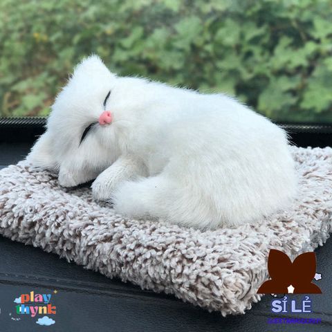 Thú Bông Hỗ Trợ Lọc Không Khí - Gấu Fox Ngộ Nghĩnh với Lõi Than Hoạt Tính Khử Mùi Ô Tô, Phụ Kiện Trang Trí Xe Hơi
