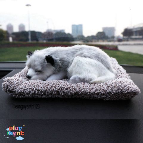 Gấu Bông Chó Poodle Xù Nâu Lõi Than Hoạt Tính Khử Mùi Xe Hơi - Trang Trí Đáng Yêu và Hút Ẩm cho Ô Tô