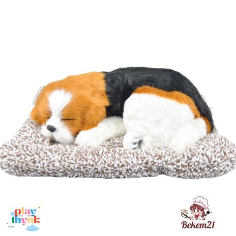 Thú Bông Chó PUG Đôi Mẹ Con - Khử Mùi Than Hoạt Tính Trang Trí Xe Hơi, Đồ Chơi Dễ Thương Cho Trẻ Em, Kích Thước 28x21cm