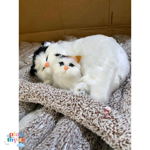 Thú Bông Chó PUG Đôi Mẹ Con - Khử Mùi Than Hoạt Tính Trang Trí Xe Hơi, Đồ Chơi Dễ Thương Cho Trẻ Em, Kích Thước 28x21cm