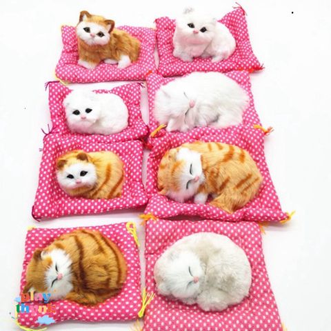 Gấu Bông Chó Mèo Khử Mùi Than Hoạt Tính Trang Trí Ô Tô, Văn Phòng - Hút Ẩm, Giữ Không Khí Trong Lành