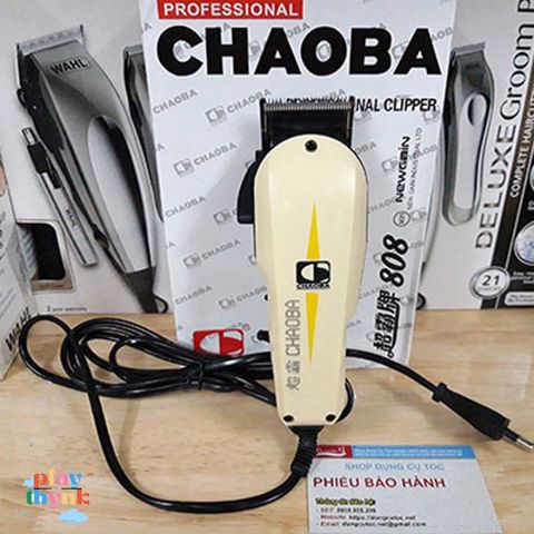 Tông Đơ Cắt Tóc Điện Chuyên Nghiệp Chaoba 808A - Đầu Cắt Sắc, Điều Chỉnh Tốc Độ, An Toàn, Dùng Cho Gia Đình và Salon