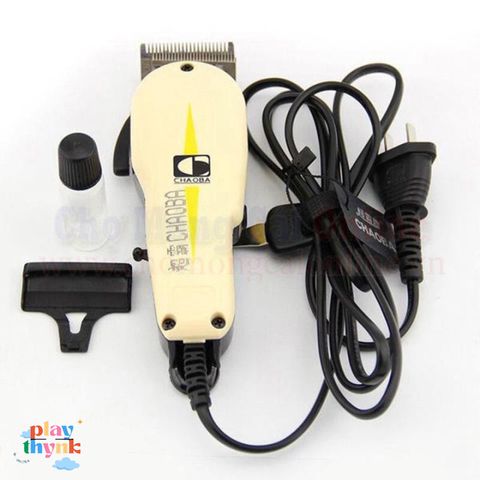 Tông Đơ Cắt Tóc Điện Chuyên Nghiệp Chaoba 808A - Đầu Cắt Sắc, Điều Chỉnh Tốc Độ, An Toàn, Dùng Cho Gia Đình và Salon