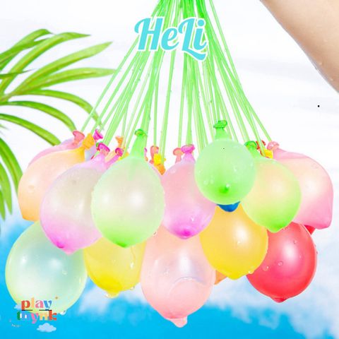 Bóng Nước 111 Quả - Bộ Chơi Vui Chơi Mùa Hè Cho Trẻ Em Kèm Đầu Nối Vòi Nước, Cao Su Thân Thiện Môi Trường