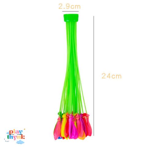 Bóng Nước 111 Quả - Bộ Chơi Vui Chơi Mùa Hè Cho Trẻ Em Kèm Đầu Nối Vòi Nước, Cao Su Thân Thiện Môi Trường