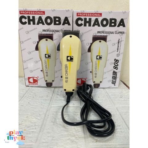 Tông Đơ Cắt Tóc CHAOBA 808 - Động Cơ Mạnh, Lưỡi Hợp Kim Sắc Bén, Dùng Cho Salon & Tại Nhà, Bảo Hành 3 Tháng